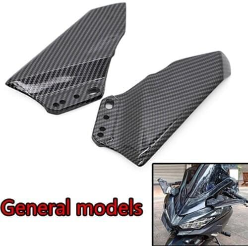 Carbon Fiber Universal for Ducati V4 V4S 2018-2020 for YAMAHA YZF R1 TMAX530 2008-2013 Side Wing Spoiler Motorcycle Spoiler