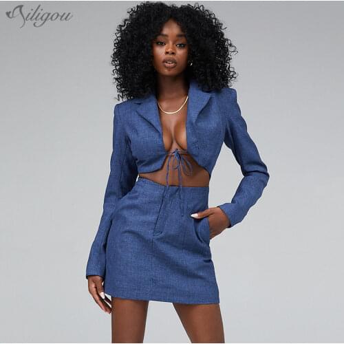 Ailigou New High Quality Sexy V-neck Hollow Blue Ladies Summer Tight Mini Dress 2021 Fashion Celebrity Party Dress Vestido