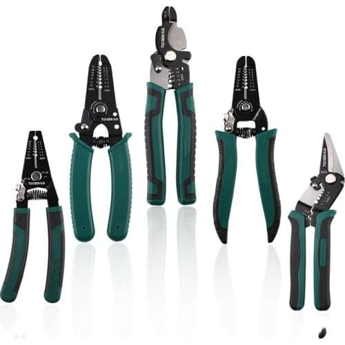 1pcs 6/7 inch wire stripper electrical cable stripping pliers multi-function crimping pliers wire stripping pliers