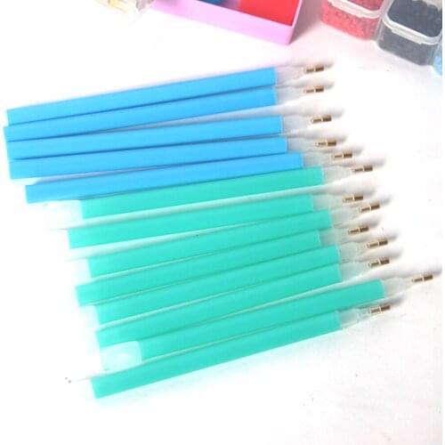 10pcs New Glitter Drill Pen DIY 5D Diamond painting Tools Point Rhinestones Pen for Round Square Drill Moasic wholesale