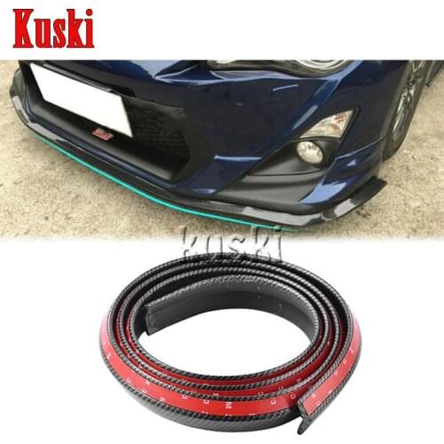2.5m Car Front Chin Spoiler Body Stickers For kia Rio K2 Ceed Soul Cerato Sorento Sportage Accessories