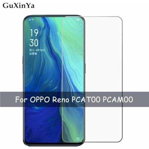 2pcs Tempered Glass Oppo Reno Screen Protector 9H Glass For Oppo Reno Anti-scratch Protective Glass Oppo PCAT00 PCAM00 Film 6.4"