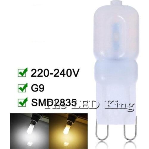 2019 NEW G9 LED Lamp 3W 5W 220V / 110V Led Bulb SMD 2835 Spotlight For Crystal Chandelier Replace 50W 100W Halogen Light