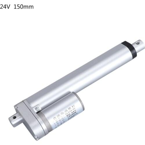 24V DC Electric Linear Actuator Motor Controller 30mm/s 300N Stroke 50/100/150/200/250/300/350/400mm