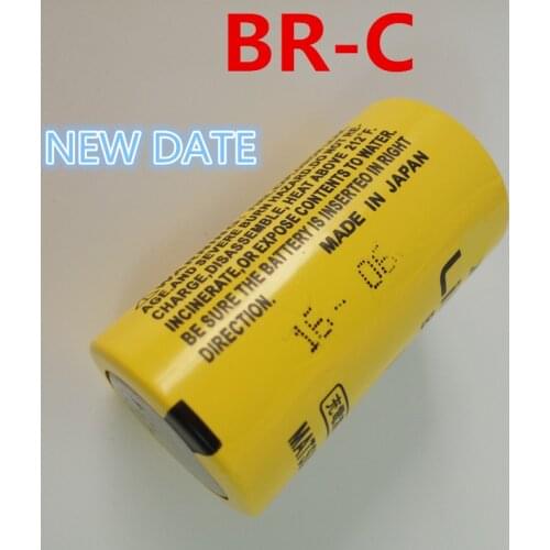 5PCS Brand New BR-C Battery 3V 2200mah PLC FANUC Lithium Batteries bateria free drop shipping