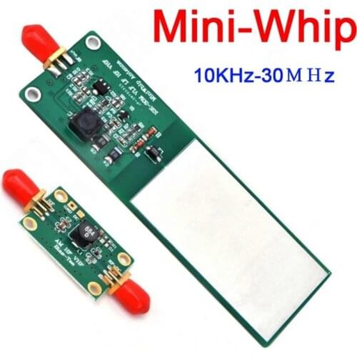 Mini-whip Shortwave Active Antenna 10KHz-30MHz Mini Whip MF/HF/VHF Radio Short Wave RTL-SDR Receiver Electric Accessories