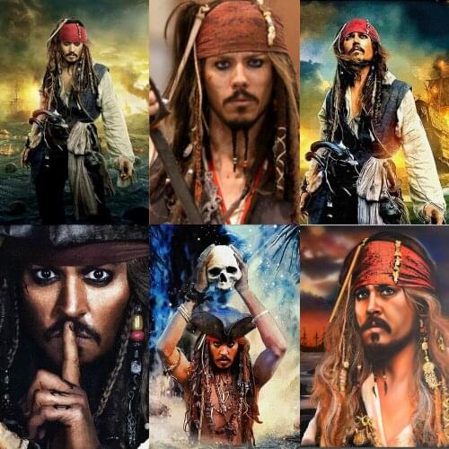 5D Diamond Embroidery Disney Pirates of the Caribbean Diamond Painting Full Diamond Mosaic Picture of Rhinestones Cross-stitch