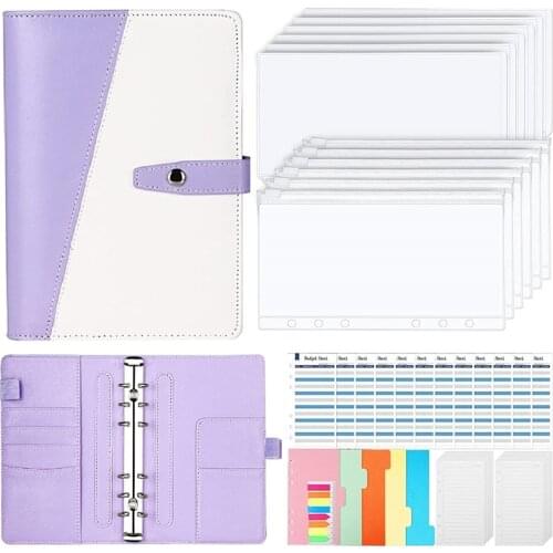 Budget Binder,Budget Binder with Cash Envelopes, Money Binder Organizer,Perfect A6 Binder Cash Envelopes for Budgeting