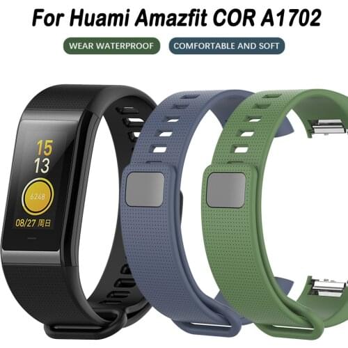 For Xiaomi Huami Amazfit COR A1702 Band English version Midong Band Smart Wristband Silicone Replacement Band Wrist Strap