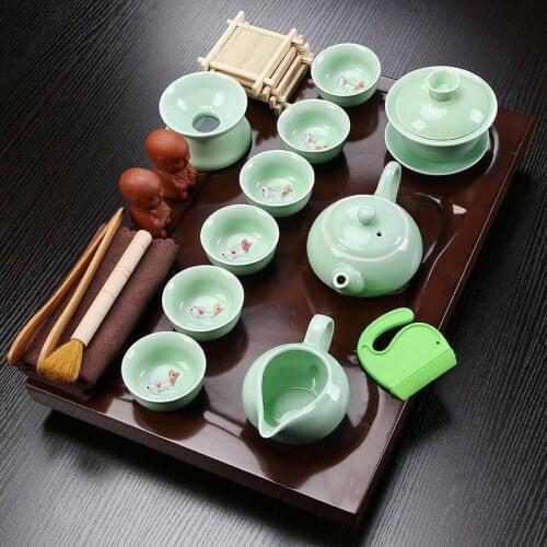 Ev Dekorasyon Aksesuarlar Afternoon Bedroom Decor Theepot Wedding Vintage Mutfak China Teapot Teaware Pot Chinese Tea Set