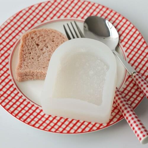 Creative 3D Toast bread Candle Silicone Mold DIY Fondant Chocolate Candy Mold Supplies Handmade Soap Jelly Gypsum Mold