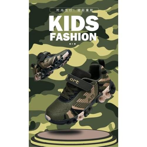 Shoe for boys Casual Sneakers Boy Sports Shoes Camouflage Outdoor Running Children Shoes Breathable Kids shoes toddler boy shoes