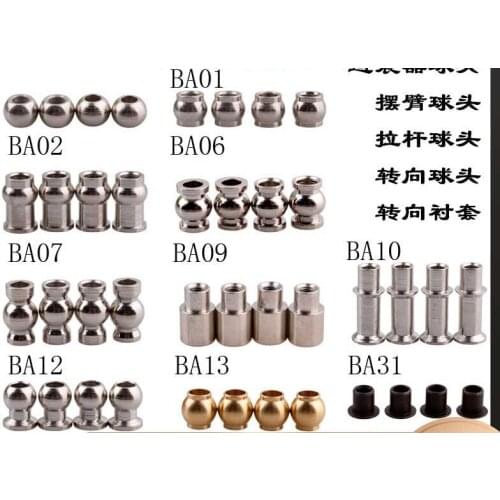 Remote Control Model Car 1/8 1/10 1/18 Steering Rod Shock Absorber Swing Arm Ball Head M2.5 Bushing M3