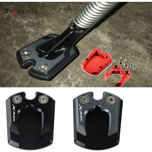 Motorcycle CNC Kickstand Enlarge Plate Pad Side Stand Motorbike Accessories For Yamaha X-MAX 300 XMAX300 x amx 125 250 400 300