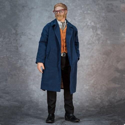1/6 Scale Male Treanch Coats Stand Long Jacket Overcoat Casual Solid Outwear for 12 inch Action Figures Body Model
