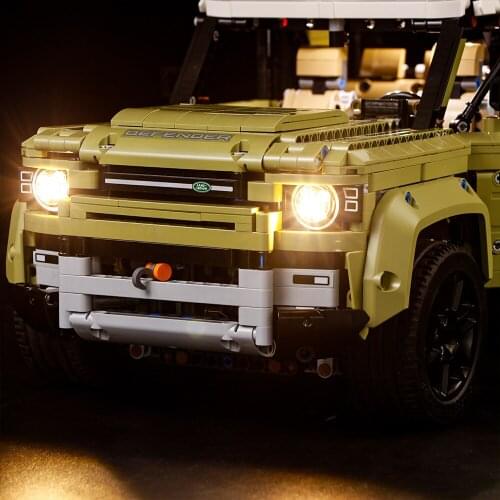 Led Light Set Compatible For 42110 Land Rover Defenders Off Road Vehicle (Only LED Light, No Block Kit)