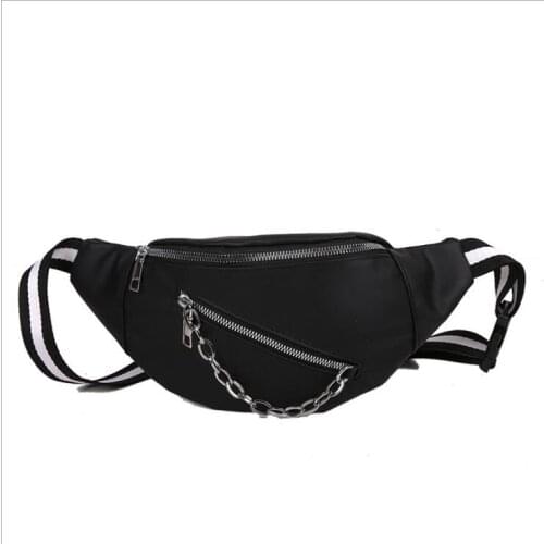 2021 New Waist Bag PU Fanny Pack Shoulder Bag Ladies Waist Pack Women Belt Bag Chest Bag