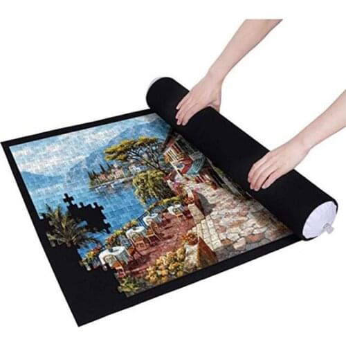 Puzzles Pad Jigsaw Roll Felt Mat Playmat Puzzles Blanket for Up to 1500 PCS Puzzle Accessories New Portable Travel Storage Bag
