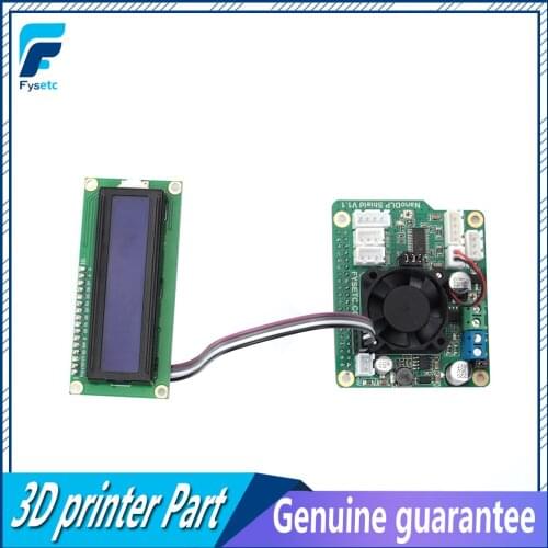 NanoDLP Shield V1.1 Expansion Board With DRV8825 Controled MOS + LCD1602 16X2 LCD With I2C 1602 LCD Module Blue Screen