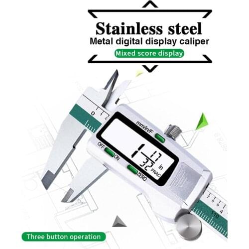 Low price 150MM/6inch Precision Electronic Digital LCD Vernier Caliper Tool Ruler Measuring Tools Gauge Stainless Steel