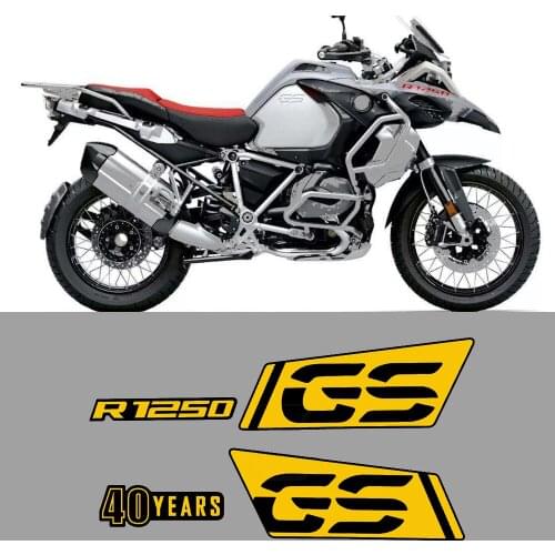 PVC Reflective Front Fairing Decal Case For BMW R1250GS Adventure R 1250GS 2017-2021 40 Years GS Motorcycle Sticker