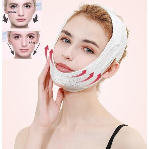Thin face with sleeping face V face artifact bandage mask melon face instrument lifting and tightening bandage double chin mask