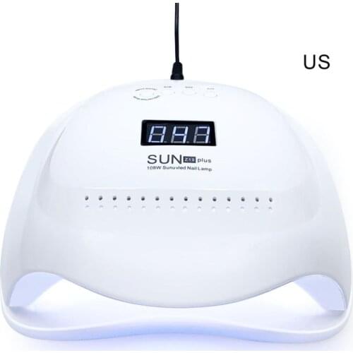 SUN Mini /5X Z19 plus UV LED Lamp For Hand Foot Nails Dryer 80W/108W/36W/48W Manicure Gel Nail Lamp Drying Lamp For Gel Varnish