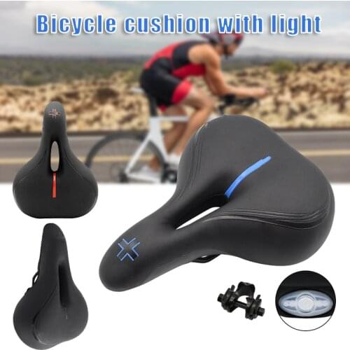 Bicycle Cushion Seat Bicycle Road Cycle Saddle Mountain Bike Gel Seat Shock Absorber Wide Comfortable Accessories jlrr