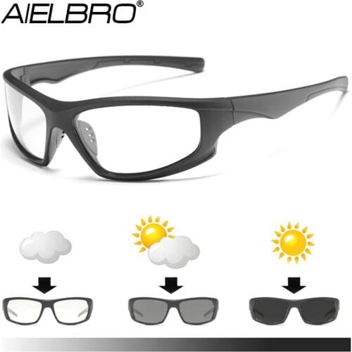 Cycling Sunglasses Photochromic Cycling Glasses Outdoor Sports MTB Bicycle Bike Glasses Cycling Eyewear Polarizing Glasses 2020