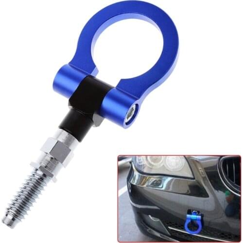 X7AE Universal Racing Towing Car Tow Hook Fit for bmw E46 E81 E30 E36 E90 E91 European Car Auto Trailer Ring Car Accessories