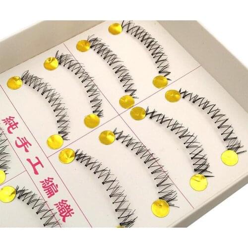 021 Natural crisscross DIY false lower eyelashes as handmade lashes fake eyelashes artificial eyelashes for women beauty makeup