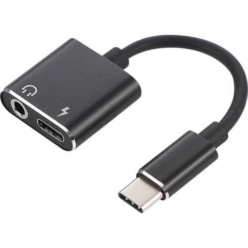2 In 1 Usb C Type Adapter To 3.5 Jack Headphone harging Splitter for Samsung Huawei Xiaomi Oneplus Earphone Audio Aux able