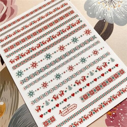 Newest TSC-155 Graphics 3d nail art sticker nail decal stamping export japan designs rhinestones decorations