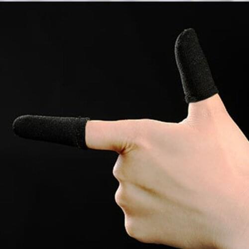5Pair Carbon Fiber Finger Sleeve Non-slip Breathable Gaming Gloves for -iPhone W0YE