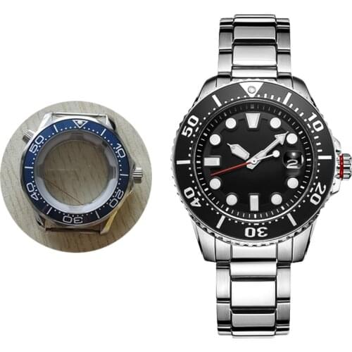 43.5mm Watch Case Sapphire Glass for Omega ETA 2836 Mingzhu 2813 Swiss ETA2824-1/2824-2 Seagull 2824 Watch Movement Repair Part