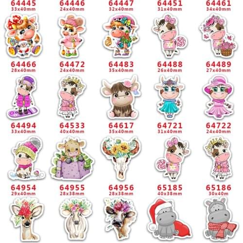 Choshim brand 10 Pcs Planar Resin flatback Butterfly Cartoon for DIY hairbow accessory decoration PR 64955