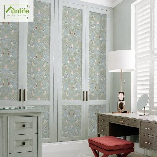 Funlife® 41x150cm Eco-Friendly PVC Wall Stickers Bedroom Wardrobe Stickers Self-Adhesive Living Room Wallpaper Furniture Decals
