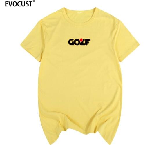 Golf Wang Bubble Flower Harajuku Skate Hip Hop Tyler The Creator t-shirt Cotton Men T Shirt New Tee Tshirt Womens