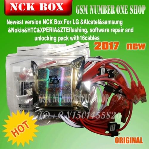 Gsmjustoncct 100% original New Version Nck Box with 16Cable
