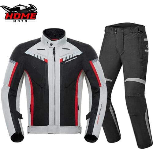 HEROBIKER Mans Motorcycle Jacket Winter Motorcycle Jacket Cold-proof Motocross Jacket Motorcycle Suits With Body Protection