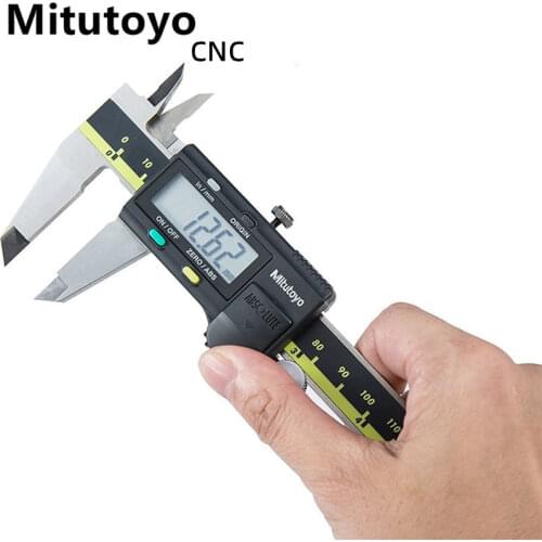 Mitutoyo CNC LCD Caliper Digital Vernier Calipers 8inch 150 200 300mm 500-196-20 Caliper Electronic Measuring Stainless Steel