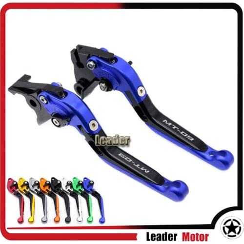 For YAMAHA MT09 FZ-09 FJ-09 MT-09 Tracer FZ 09 MT 09 MT-09 SR 2014-2021 Motorcycle Folding Extendable Brake Clutch Levers