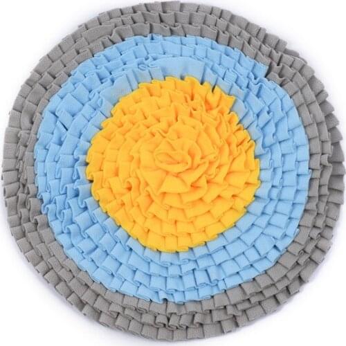 Pet Dog Snuffle Mat Pet Sniffing Training Blanket Detachable Fleece Pads Dog Mat Relieve Stress Nosework Puzzle Toy Pet Nose Pad