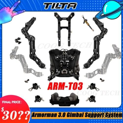 TiLTAMAX ARMOR-MAN 3.0 Gimbal Support System ARM-T03 Steadycam Steadicam 3 Axis Gimbal Stabilizer Hold Vest Arm Case TILTA