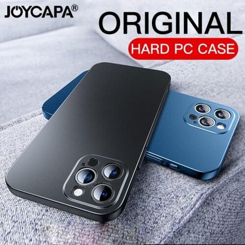 Slim Hard PC Matte Case For iPhone 12 Mini 11 Pro Max Frosted Cover Coques For iPhone X XR Xs Max 7 8 6S Plus Back Cover Fundas