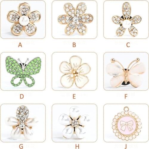 Single piece Shoe Decoration Buckle croc Charms Accessorie pin Bracelets likely-diamond pin DIY Combination Jibz croc accessorie