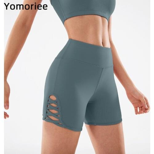 Women Yoga Shorts High Waist Butt Lifting Squat Proof Yoga Leggings Sexy Dry Fit Gym Sport Workout Running Training Yomoriee