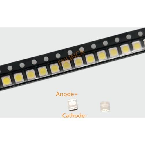100-500PCS/Lot 3528 2835 3V SMD LED Beads 1W for LG Innotek Cold White 100LM For TV/LCD Backlight