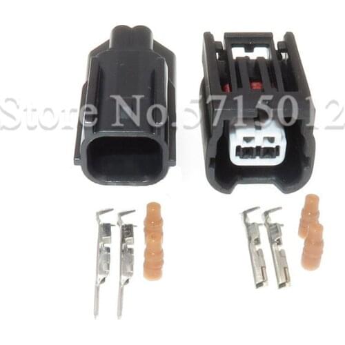 2 Hole 7283-2090 Waterproof Car Light Fog Lamp Socket Automotive Reverse Lights Sealed Connector For Honda Infiniti