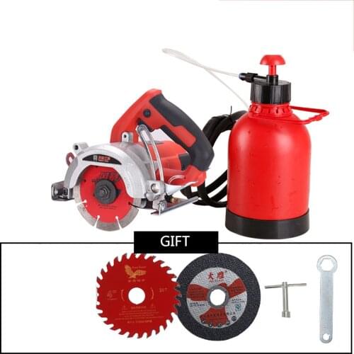 220V Electric Dust-free Multi-purpose Cutting Machine 1600W Hydropower Wall Slotting Machine With 1.2L Water Supply System